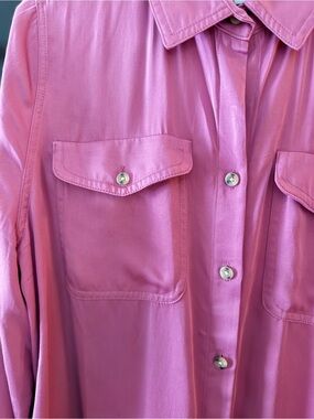 Chico's Pink Button Down Shirt